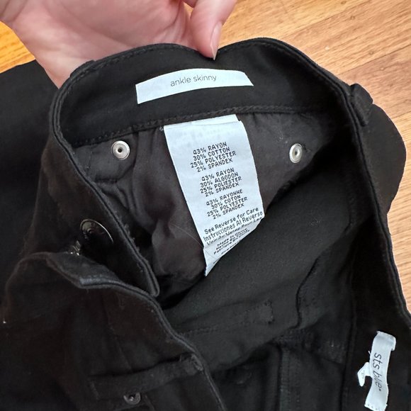 STS BLUE Emma Mid Rise Ankle Skinny Jean with Finished Hem - Picture 6 of 6